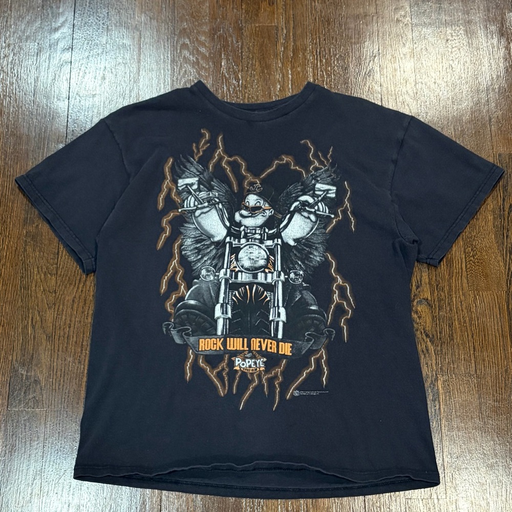 Popeye Motorcycle Biker Shirt